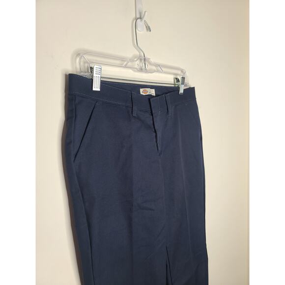 NWT Dickies navy blue FP92 Industrial flat front work pants - 8 / 32 - Picture 2 of 6